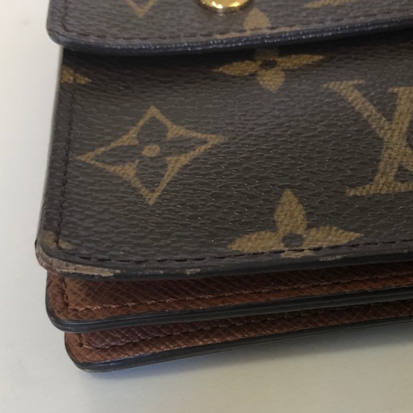 Authentic Louis Vuitton Monogram Accordion Wallet with Chain - Picture 3 of 13